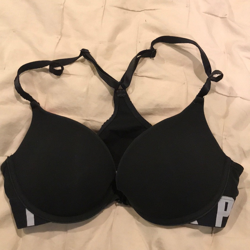 Pink bra